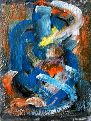 Pittura intitolato "" la journée.." 4" da Sam Keusseyan Gladiateur, Opera d'arte originale, Acrilico