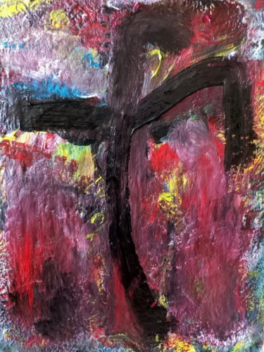 Malarstwo zatytułowany „" libres Christe...…” autorstwa Sam Keusseyan Gladiateur, Oryginalna praca, Akryl