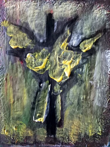 Peinture intitulée "" sur le croix ma l…" par Sam Keusseyan Gladiateur, Œuvre d'art originale, Acrylique