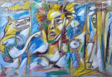 Pintura titulada "" les couleurs de l…" por Sam Keusseyan Gladiateur, Obra de arte original, Acrílico
