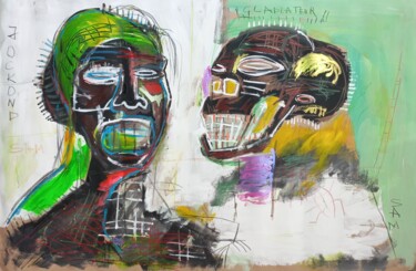 Malarstwo zatytułowany „" Joconde.."  vkk7” autorstwa Sam Keusseyan Gladiateur, Oryginalna praca, Akryl