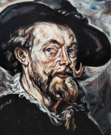 Painting titled "" Rubens " ..." by Sam Keusseyan, Original Artwork, Acrylic