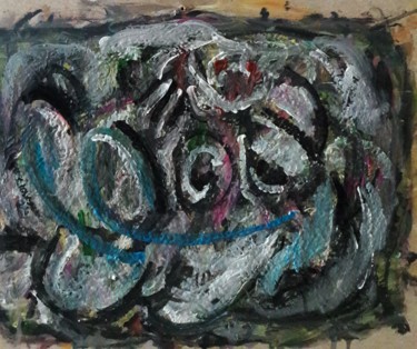 Malerei mit dem Titel "le vent apport des…" von Sam Keusseyan, Original-Kunstwerk, Acryl