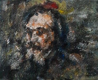 Peinture intitulée "compositeur" par Sam Keusseyan, Œuvre d'art originale, Acrylique