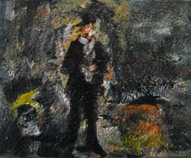 Pittura intitolato "paron" da Sam Keusseyan, Opera d'arte originale, Acrilico