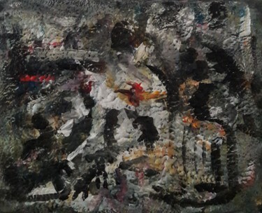 Pittura intitolato "modélise blanche" da Sam Keusseyan, Opera d'arte originale, Acrilico