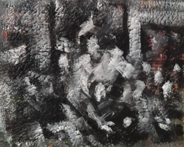Pittura intitolato "d'après Hopper bbjh" da Sam Keusseyan, Opera d'arte originale, Acrilico