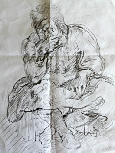 Pittura intitolato "Vvc76" da Sam Keusseyan, Opera d'arte originale, Matita