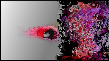 Arts numériques intitulée "Déchirure" par Sam  Garino, Œuvre d'art originale, Peinture numérique