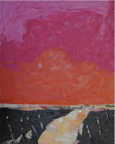 Peinture intitulée "Grendelbruch en été" par Sam, Œuvre d'art originale, Huile