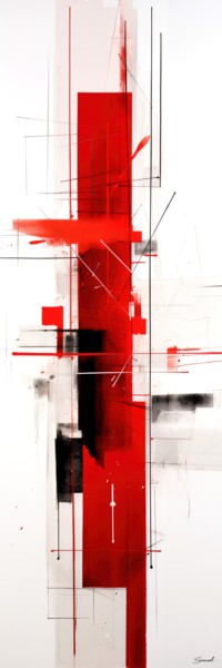 Grafika cyfrowa / sztuka generowana cyfrowo zatytułowany „Bloodlines VII” autorstwa Samael, Oryginalna praca, Malarstwo cyfr…