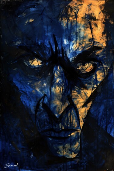 Digitale Kunst mit dem Titel "Portrait of Intrusi…" von Samael, Original-Kunstwerk, Digitale Malerei