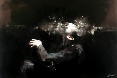 Digital Arts titled "Headshot" by Samael, Original Artwork, Digital Painting