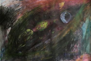 Картина под названием "Первая работа" - Леонид Самойлин, Подлинное произведение искусства, Акварель