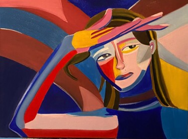 Pintura titulada "Libre de etiquetas" por Samantha Bajatta, Obra de arte original, Oleo Montado en Bastidor de camilla de ma…