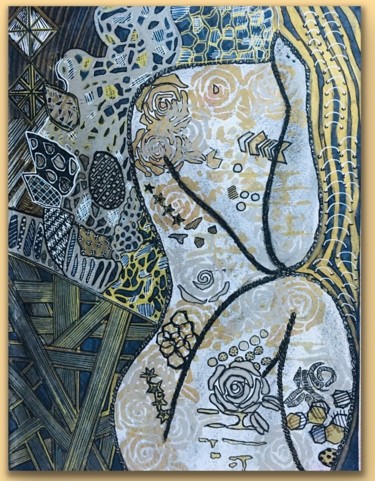 Painting titled "Luxury’s" by Samantha Plesel, Original Artwork, Marker