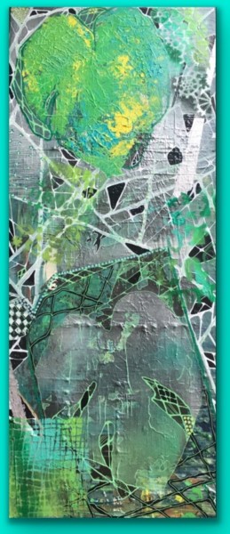 Pittura intitolato "Vegeta" da Samantha Plesel, Opera d'arte originale, Acrilico