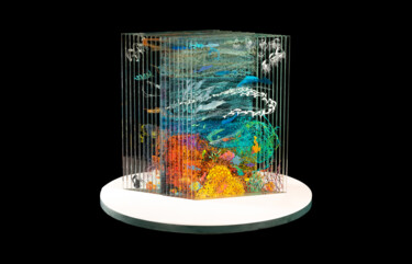 Skulptur mit dem Titel "Le Choix" von Samantha Schmid, Original-Kunstwerk, Glas