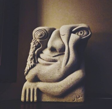 Sculptuur getiteld "Opera" door Samart, Origineel Kunstwerk, Cement