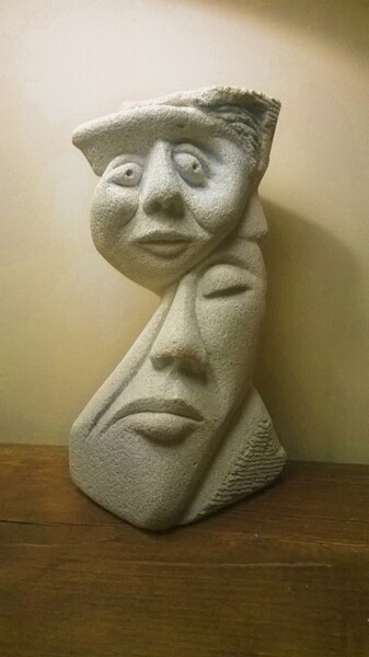 Sculpture titled "Gion" by Samart, Original Artwork, Stone