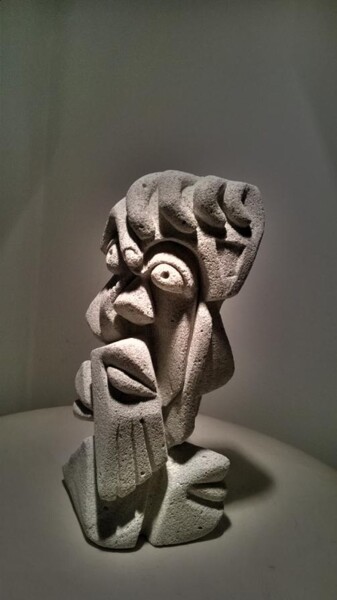 Sculpture titled "Visei1" by Samart, Original Artwork, Stone