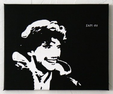 Peinture intitulée "Mika" par Sam, Œuvre d'art originale