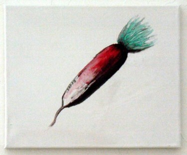 Peinture intitulée "Un radis pour Des R…" par Sam, Œuvre d'art originale