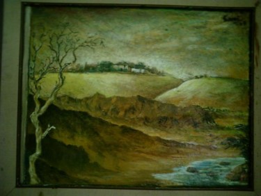 Painting titled "Baluchistan Landsca…" by Sami Qureshi, Original Artwork