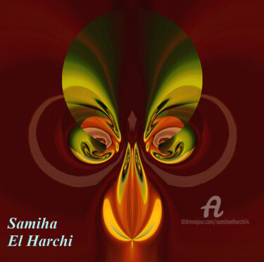 Digital Arts titled "Mammouth" by Samiha El Harchi (Sam), Original Artwork, Digital Painting