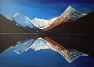 Картина под названием "горы Белуха" - Шамиль Почтарев, Подлинное произведение искусства, Акрил