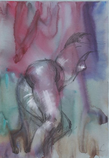Abstract art Peinture intitulée "Abstract art" par Samira Yanushkova, Œuvre d'art originale, Graphite