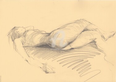 Рисунок под названием "Sexually attractive…" - Samira Yanushkova, Подлинное произведение искусства, Карандаш
