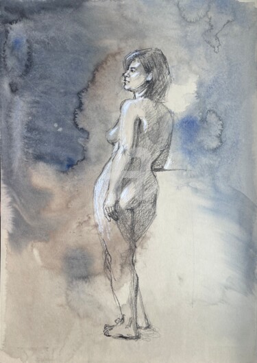 「Nude Erotic Art Dra…」というタイトルの描画 Samira Yanushkovaによって, オリジナルのアートワーク, 鉛筆