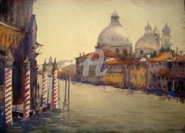Painting titled "Beauty of Venice-2" by Samiran Sarkar, Original Artwork, Oil