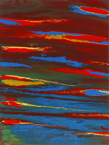 Painting titled "Sonoma Sky" by Sami, Original Artwork, Acrylic