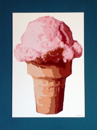 Collages titled "Ice Cream" by Samitha Hess, Original Artwork, Other