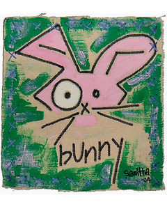 Collages titled "Bunny" by Samitha Hess, Original Artwork, Other