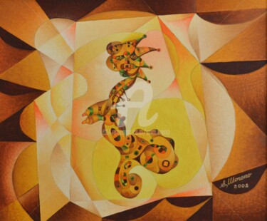 Картина под названием "BIEN ET LIBERTE = P…" - Salvador  Moreno, Подлинное произведение искусства, Масло
