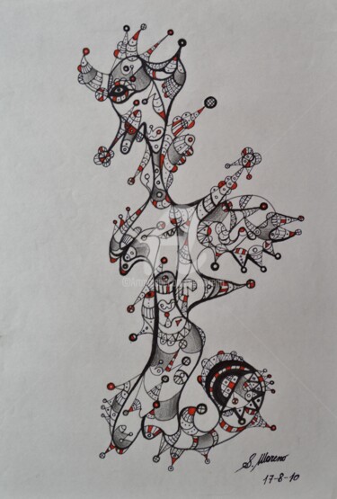 Drawing titled "CARNAVAL I" by Salvador  Moreno, Original Artwork, Other