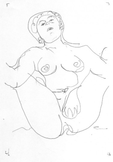 Рисунок под названием "the shameless girl" - Яросвет Самовидец, Подлинное произведение искусства