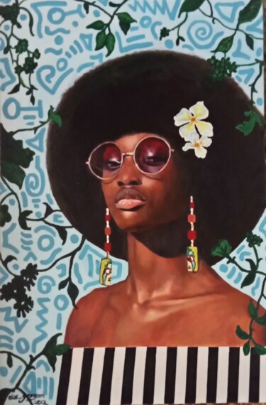 Peinture intitulée "The main focus" par Samson Oluwadare Kolawole, Œuvre d'art originale, Acrylique