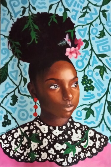 Painting titled "Hoping for the best" by Samson Oluwadare Kolawole, Original Artwork, Acrylic