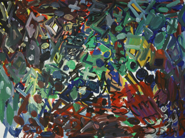 Malerei mit dem Titel "Nuit." von Yuriy Samsonov, Original-Kunstwerk, Gouache