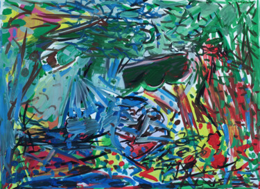 Schilderij getiteld "Méthodes d'atterris…" door Yuriy Samsonov, Origineel Kunstwerk, Gouache