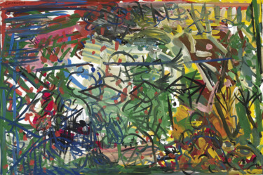 Malerei mit dem Titel "Dissolution." von Yuriy Samsonov, Original-Kunstwerk, Gouache