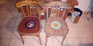 Design getiteld "chaises" door Samuel Colliard, Origineel Kunstwerk, Meubilair