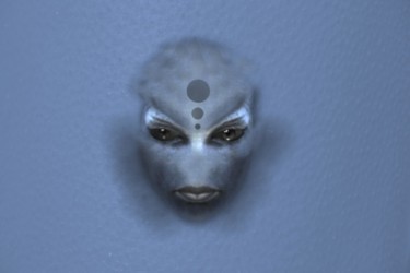Digitale Kunst mit dem Titel "HUMANUM Face - visa…" von Samuel De Cruz, Original-Kunstwerk, 3D Modellierung
