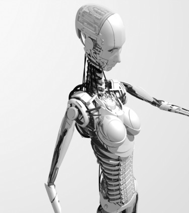 Arte digitale intitolato "ROBOTIC CIAA.jpg" da Samuel De Cruz, Opera d'arte originale, Modellazione 3D
