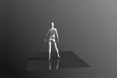Artes digitais intitulada "STACEY - robotic an…" por Samuel De Cruz, Obras de arte originais, Modelagem 3D