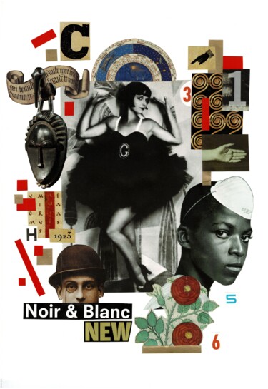 Collages titled "Muse (hic)" by Samuel Guerrier, Original Artwork, Collages